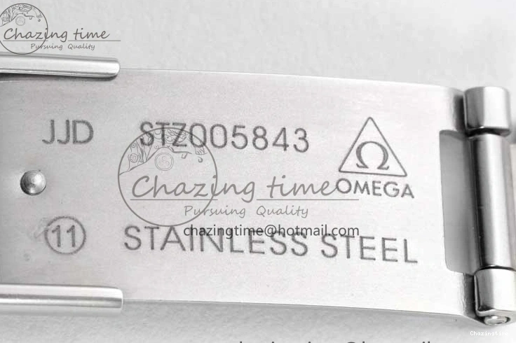 0325 HighPerformance De Ville SS DIWF 1:1 Best Edition Gray White Dial Blue Markers on SS Bracelet MIYOTA 7852